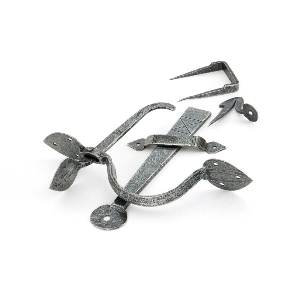 From The Anvil Door Furniture Pewter Patina / Thumb Latch From The Anvil - Pewter Gothic Thumblatch