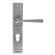 From The Anvil Door Furniture Pewter Patina / Euro Profile Lock Handles From The Anvil - Pewter Large Avon 72mm Centre Euro Lock Set