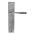 From The Anvil Door Furniture Pewter Patina / Latch Handles From The Anvil - Pewter Large Avon Lever Latch Set