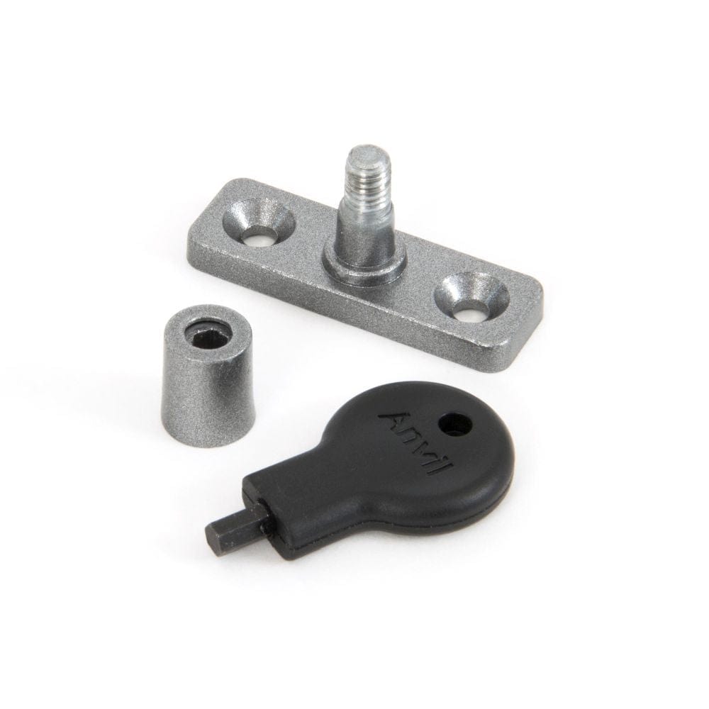 From The Anvil Window Furniture Pewter Patina / Casement Stay Locking Pin From The Anvil - Pewter Locking Stay Pin