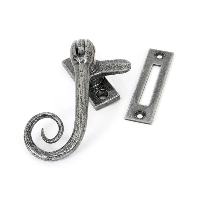From The Anvil Window Furniture Pewter Patina / No / Mortice & Hook Place From The Anvil - Pewter Monkeytail Fastener