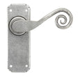 From The Anvil Door Furniture Pewter Patina / Latch Handles From The Anvil - Pewter Monkeytail Lever Latch Set