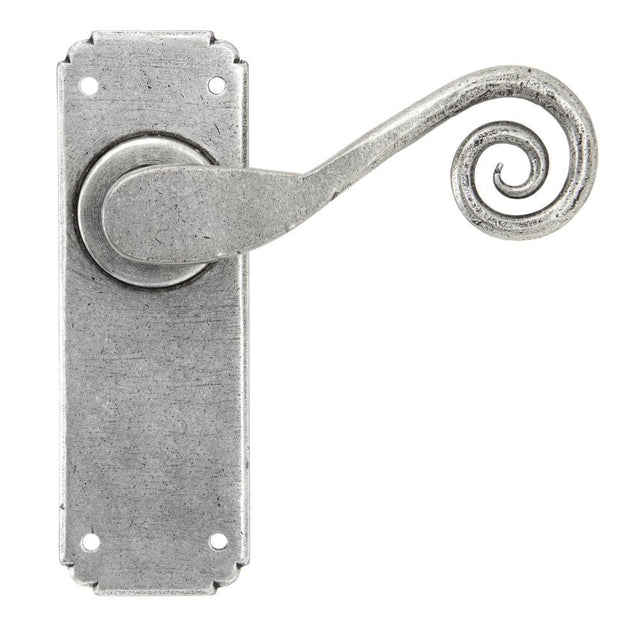From The Anvil Door Furniture Pewter Patina / Latch Handles From The Anvil - Pewter Monkeytail Lever Latch Set