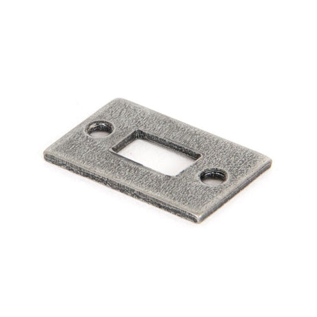 From The Anvil Accessories Pewter Patina / Spares & Accessories From The Anvil - Pewter Mortice Plate For 4" Cranked Bolt