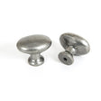 From The Anvil Cabinet Hardware Pewter Patina / Cabinet Knobs From The Anvil - Pewter Oval Cabinet Knob