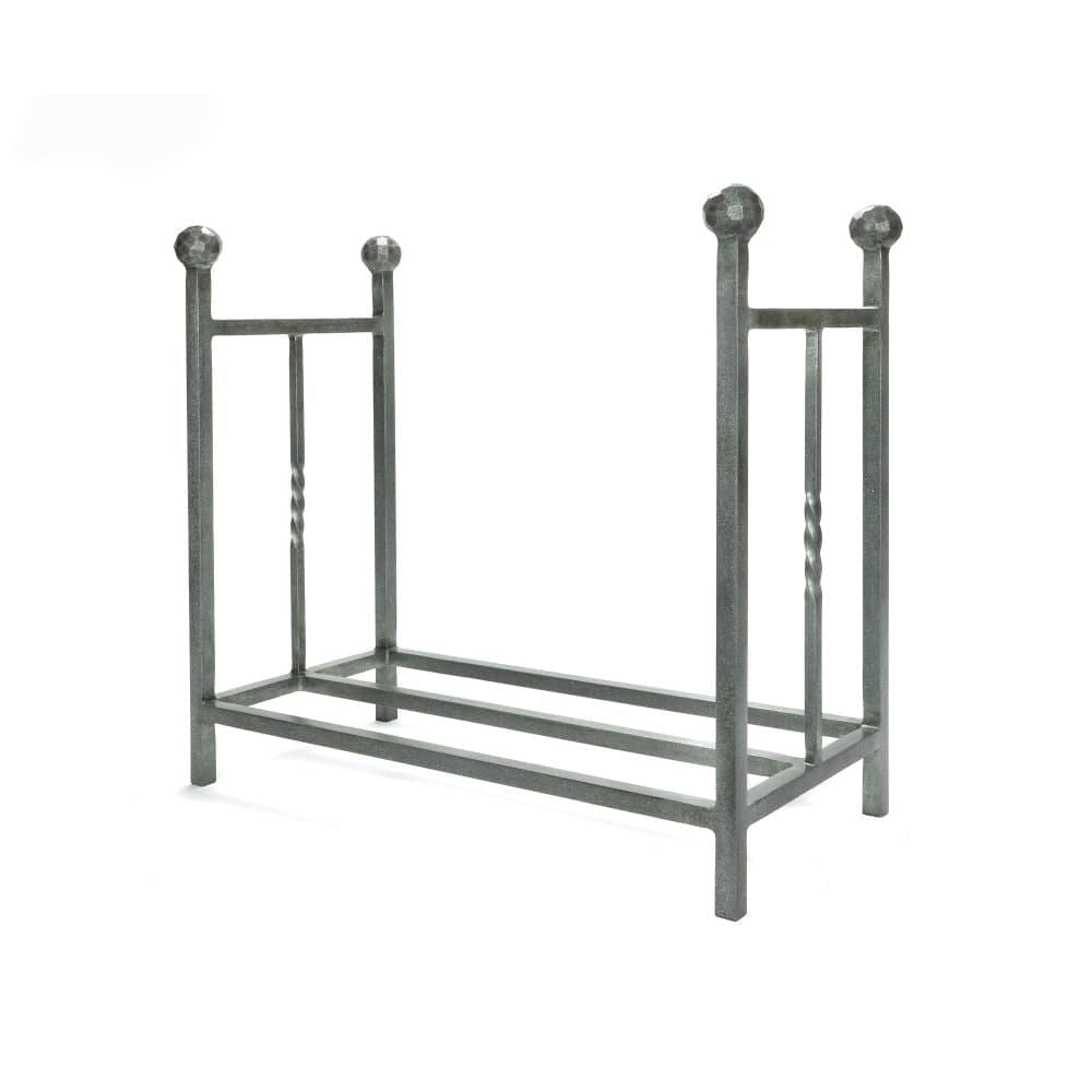 From The Anvil Home & Garden Pewter Patina / Log Holders / Rectangular Log Holder From The Anvil - Pewter Rectangular Log Holder
