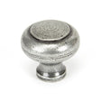 From The Anvil Cabinet Hardware Pewter Patina / Cabinet Knobs / Large From The Anvil - Pewter Regency Cabinet Knob - Large
