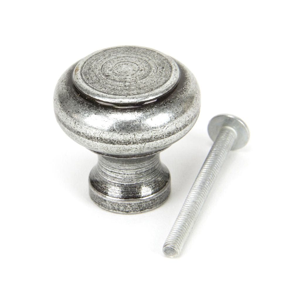 From The Anvil Cabinet Hardware Pewter Patina / Cabinet Knobs / Small From The Anvil - Pewter Regency Cabinet Knob - Small