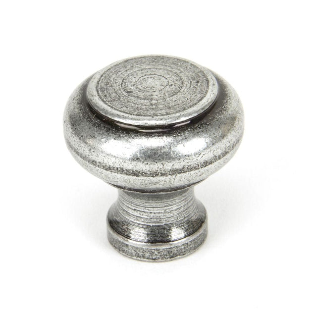 From The Anvil Cabinet Hardware Pewter Patina / Cabinet Knobs / Small From The Anvil - Pewter Regency Cabinet Knob - Small
