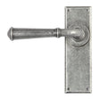 From The Anvil Door Furniture Pewter Patina / Latch Handles From The Anvil - Pewter Regency Lever Latch Set