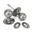 From The Anvil Door Furniture Pewter Patina / Mortice/Rim Knobs From The Anvil - Pewter Round Mortice/Rim Knob Set