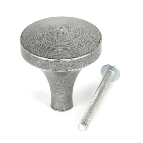 From The Anvil Cabinet Hardware Pewter Patina / Cabinet Knobs / Large From The Anvil - Pewter Shropshire Cabinet Knob - Large