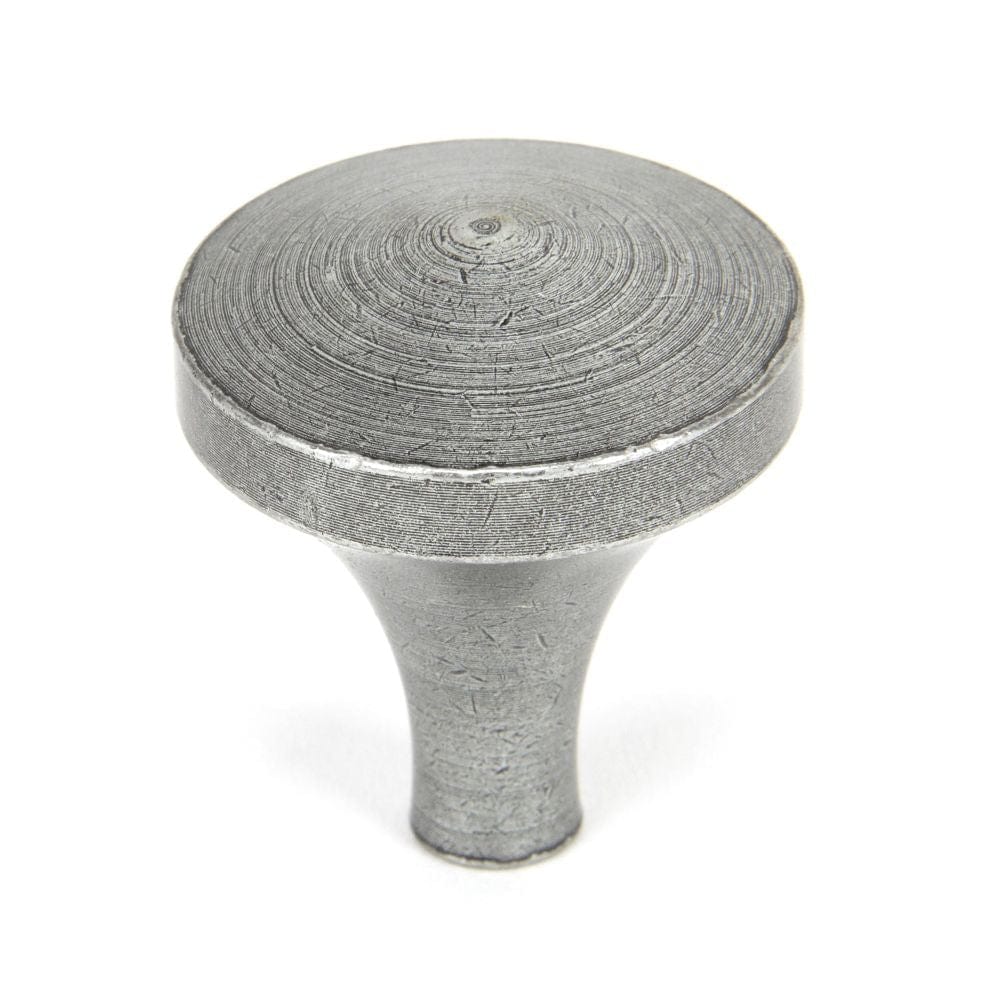 From The Anvil Cabinet Hardware Pewter Patina / Cabinet Knobs / Large From The Anvil - Pewter Shropshire Cabinet Knob - Large
