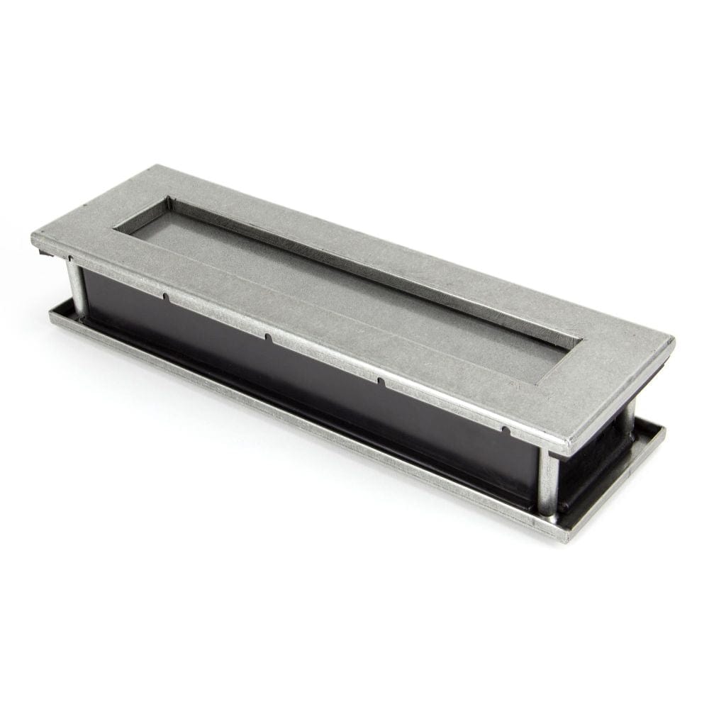 From The Anvil Door Furniture Pewter Patina / Sleeved Letterbox / 315 x 92mm From The Anvil - Pewter Traditional Letterbox