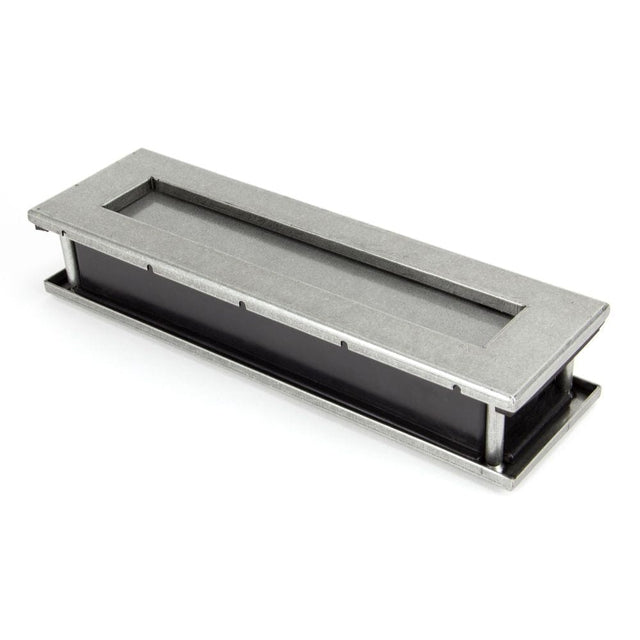 From The Anvil Door Furniture Pewter Patina / Sleeved Letterbox / 315 x 92mm From The Anvil - Pewter Traditional Letterbox