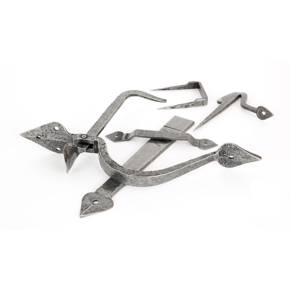 From The Anvil Door Furniture Pewter Patina / Thumb Latch From The Anvil - Pewter Tuscan Thumblatch