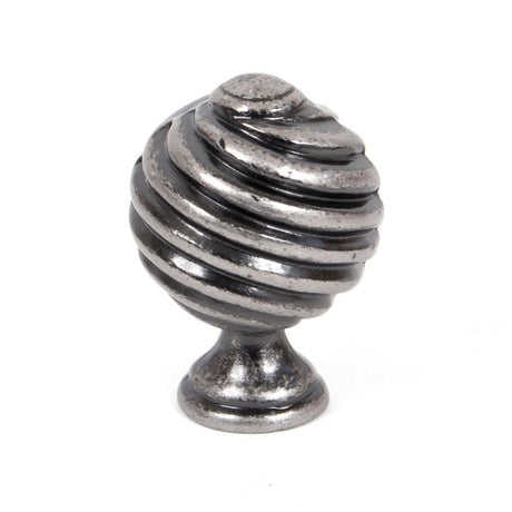 From The Anvil Cabinet Hardware Pewter Patina / Cabinet Knobs From The Anvil - Pewter Twist Cabinet Knob