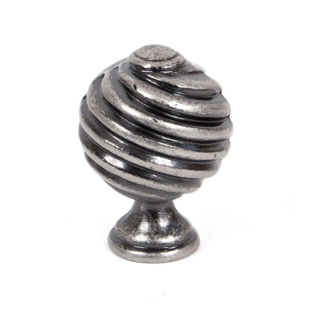 From The Anvil Cabinet Hardware Pewter Patina / Cabinet Knobs From The Anvil - Pewter Twist Cabinet Knob