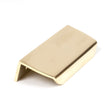 From The Anvil Cabinet Hardware Polished Brass / Edge Pull / 100mm From The Anvil - Polished Brass 100mm Moore Edge Pull