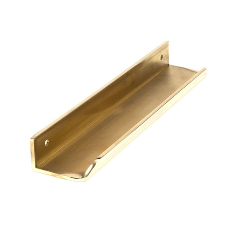 From The Anvil Cabinet Hardware Polished Brass / Edge Pull / 200mm From The Anvil - Polished Brass 200mm Moore Edge Pull