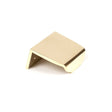 From The Anvil Cabinet Hardware Polished Brass / Edge Pull / 50mm From The Anvil - Polished Brass 50mm Moore Edge Pull