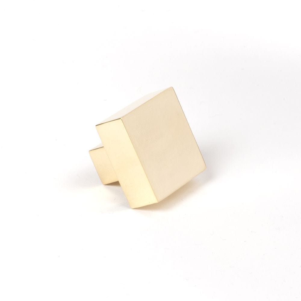 From The Anvil Cabinet Hardware Polished Brass / Cabinet Knobs / 30mm Dia. From The Anvil - Polished Brass Albers Cabinet Knob - 30mm