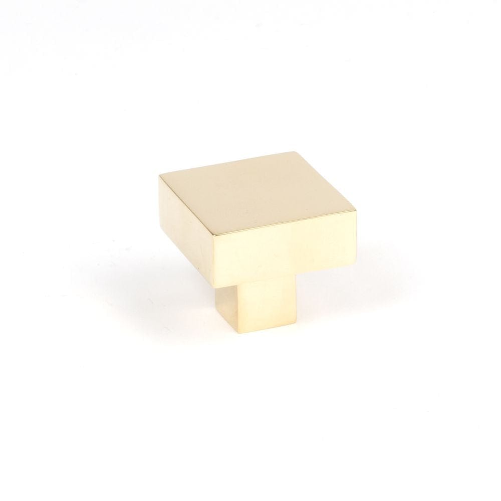 From The Anvil Cabinet Hardware Polished Brass / Cabinet Knobs / 30mm Dia. From The Anvil - Polished Brass Albers Cabinet Knob - 30mm