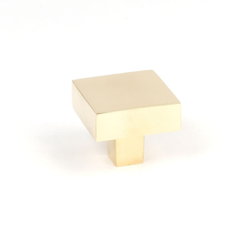 From The Anvil Cabinet Hardware Polished Brass / Cabinet Knobs / 35mm Dia. From The Anvil - Polished Brass Albers Cabinet Knob - 35mm