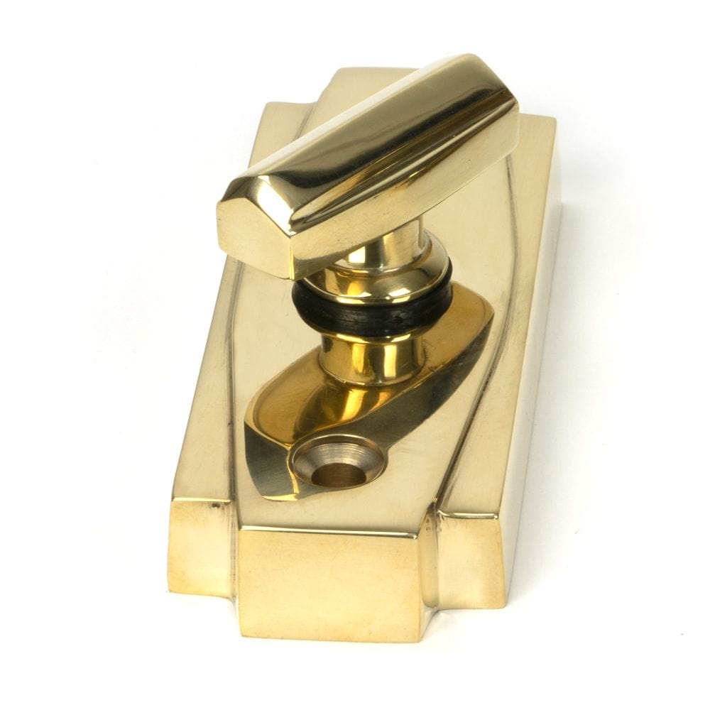From The Anvil Door Furniture Polished Brass / No From The Anvil - Polished Brass Art Deco Thumbturn