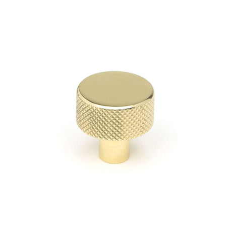 From The Anvil Cabinet Hardware Polished Brass / Cabinet Knobs / 25mm Dia. From The Anvil - Polished Brass Brompton Cabinet Knob - 25mm (No rose)