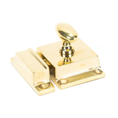 From The Anvil Cabinet Hardware Polished Brass / Cabinet Turn Catch From The Anvil - Polished Brass Cabinet Latch