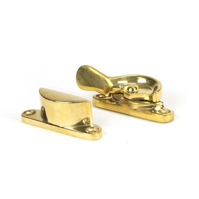 From The Anvil Window Furniture Polished Brass / Sash Window Fitch Fasteners / Yes From The Anvil - Polished Brass Fitch Fastener