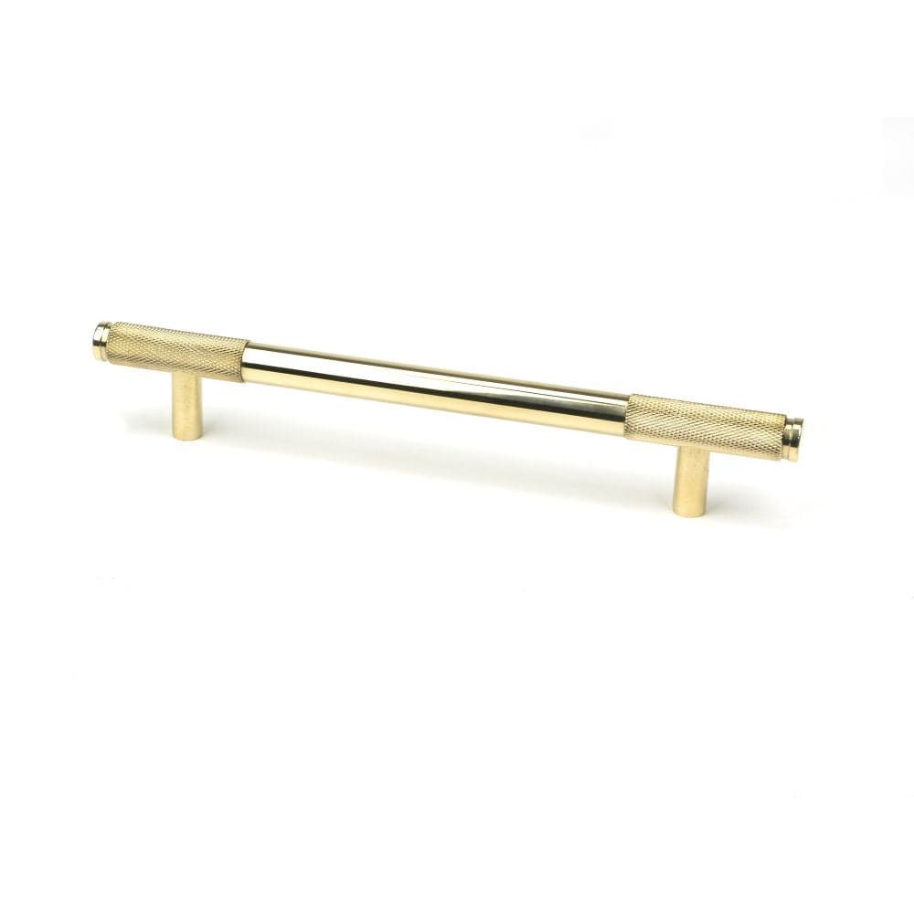 From The Anvil Cabinet Hardware Polished Brass / Cabinet Pull Handles / Medium From The Anvil - Polished Brass Half Brompton Pull Handle - Medium