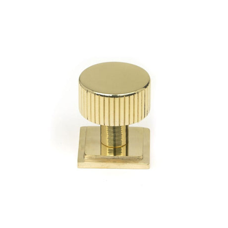 From The Anvil Cabinet Hardware Polished Brass / Cabinet Knobs / 25mm Dia. From The Anvil - Polished Brass Judd Cabinet Knob - 25mm (Square)