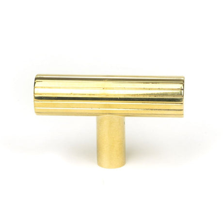 From The Anvil Cabinet Hardware Polished Brass / Cabinet T-Pulls From The Anvil - Polished Brass Judd T-Bar