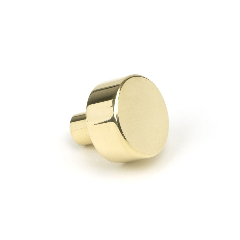 From The Anvil Cabinet Hardware Polished Brass / Cabinet Knobs / 25mm Dia. From The Anvil - Polished Brass Kelso Cabinet Knob - 25mm (No Rose)