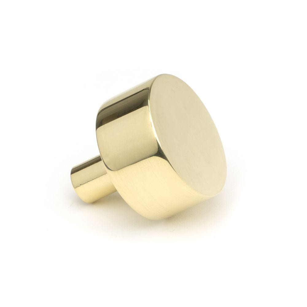 From The Anvil Cabinet Hardware Polished Brass / Cabinet Knobs / 32mm Dia. From The Anvil - Polished Brass Kelso Cabinet Knob - 32mm (No Rose)
