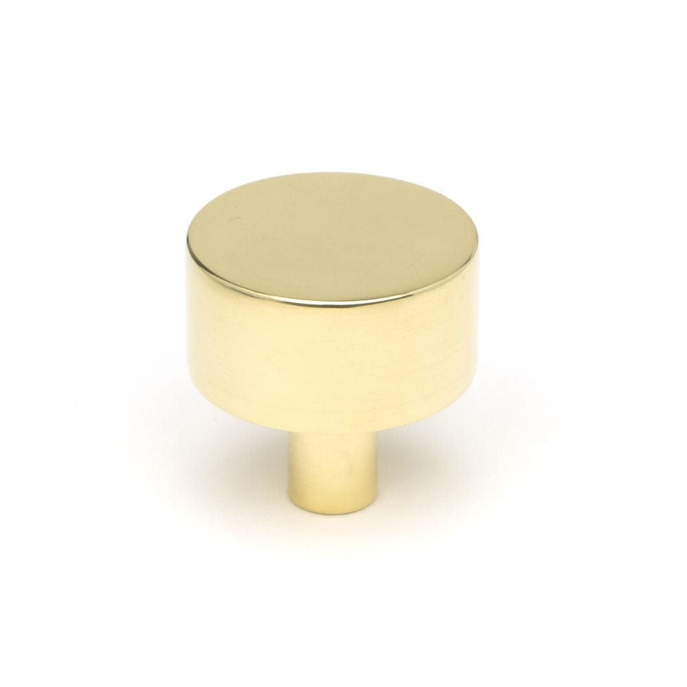 From The Anvil Cabinet Hardware Polished Brass / Cabinet Knobs / 32mm Dia. From The Anvil - Polished Brass Kelso Cabinet Knob - 32mm (No Rose)