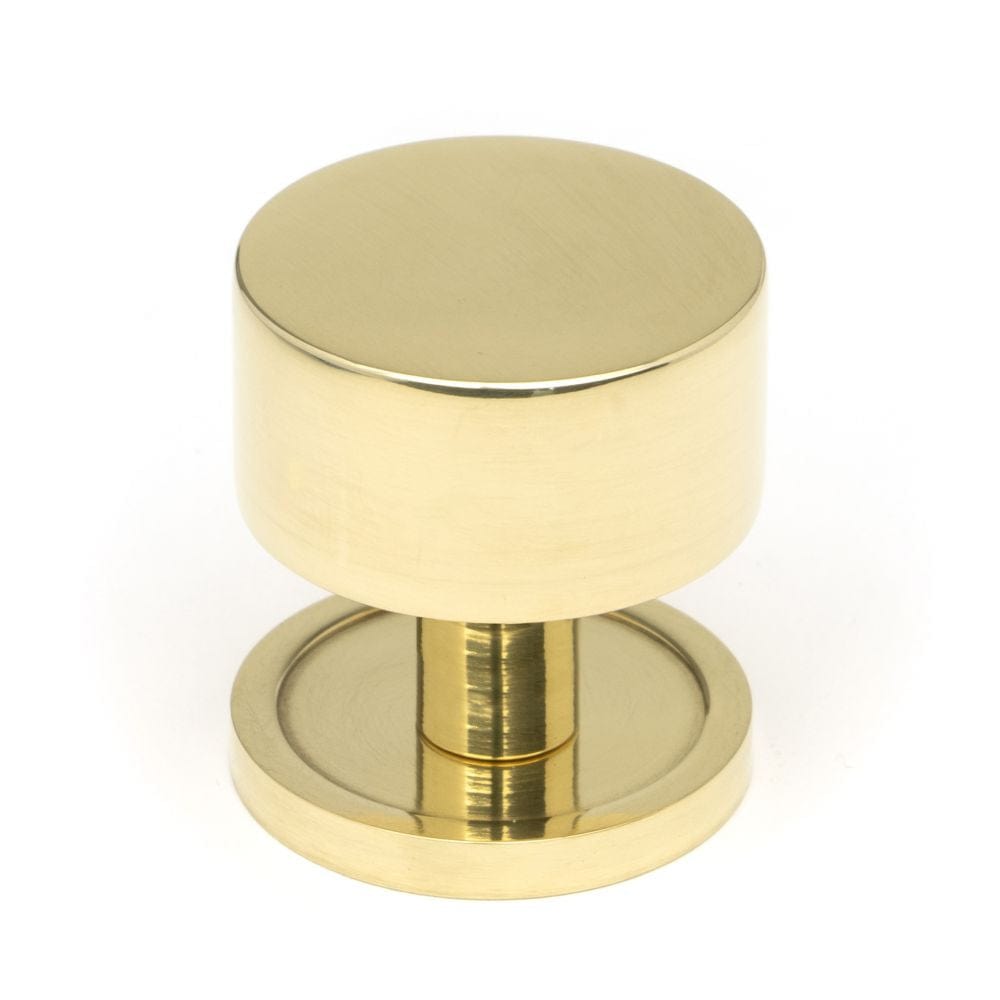 From The Anvil Cabinet Hardware Polished Brass / Cabinet Knobs / 32mm Dia. From The Anvil - Polished Brass Kelso Cabinet Knob - 32mm (Plain)