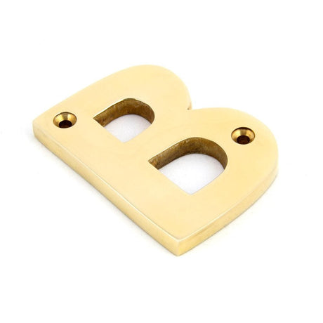From The Anvil Door Furniture Polished Brass / Letters / B From The Anvil - Polished Brass Letter B