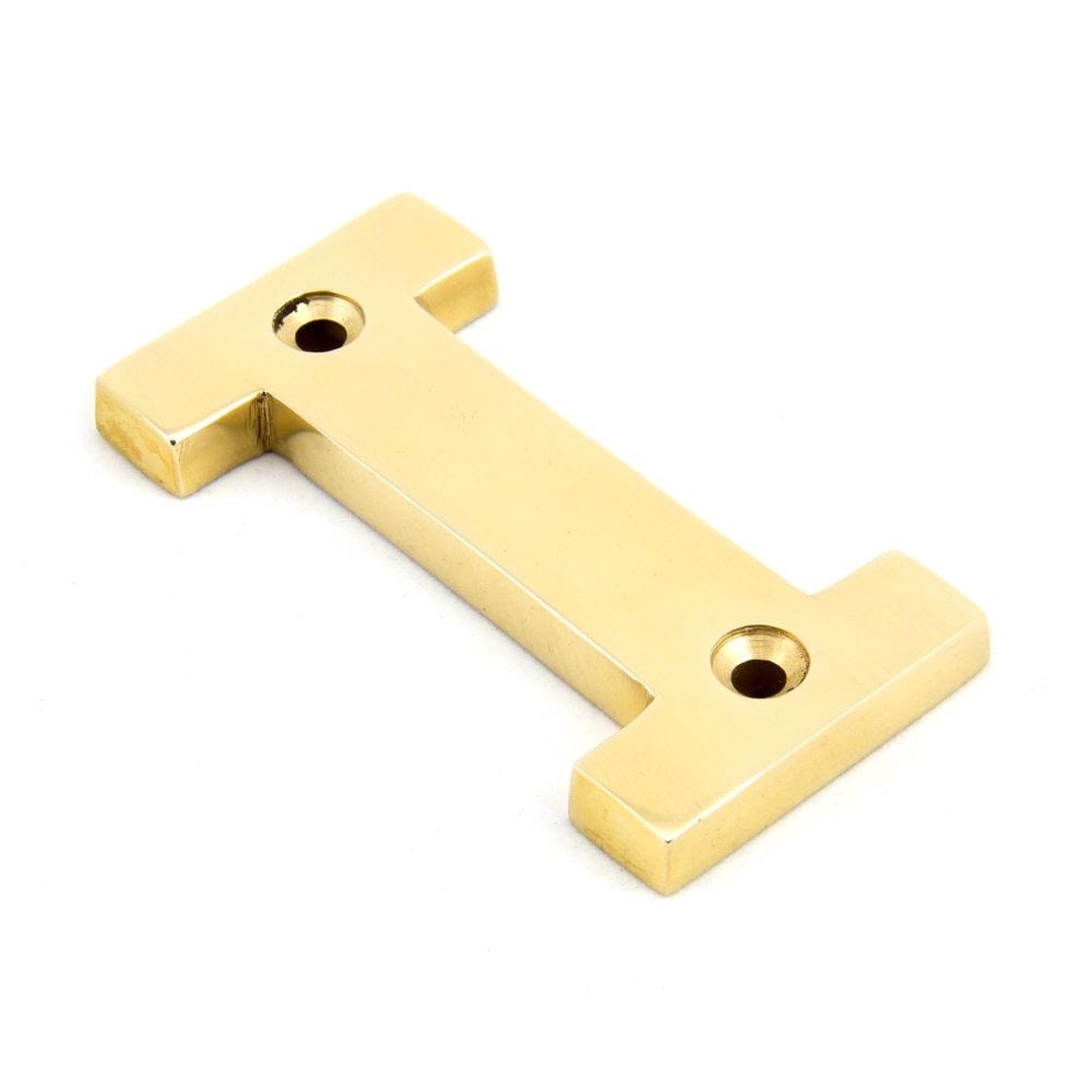 From The Anvil Door Furniture Polished Brass / Letters / I From The Anvil - Polished Brass Letter I
