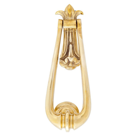 From The Anvil Door Furniture Polished Brass From The Anvil - Polished Brass Loop Door Knocker