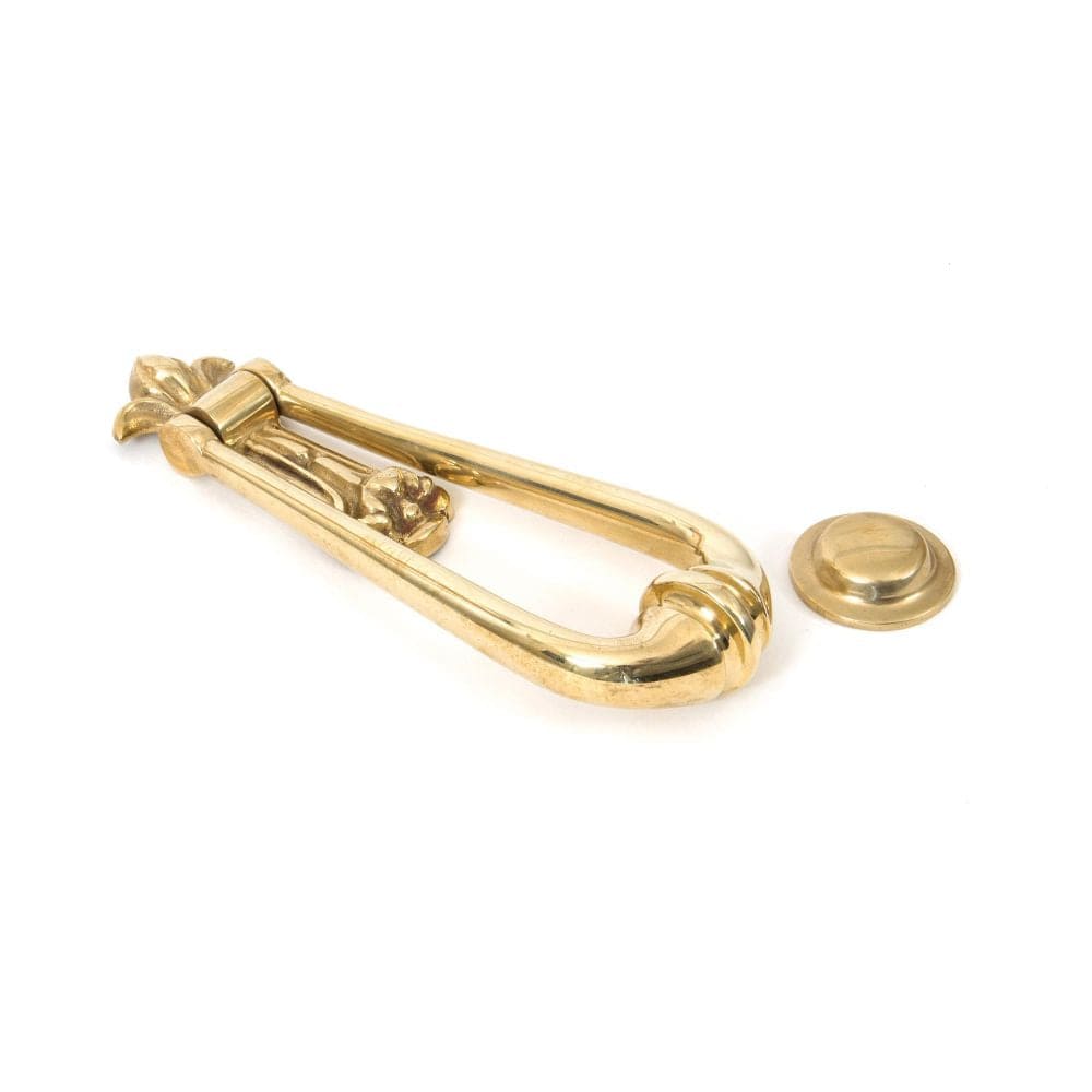 From The Anvil Door Furniture Polished Brass From The Anvil - Polished Brass Loop Door Knocker