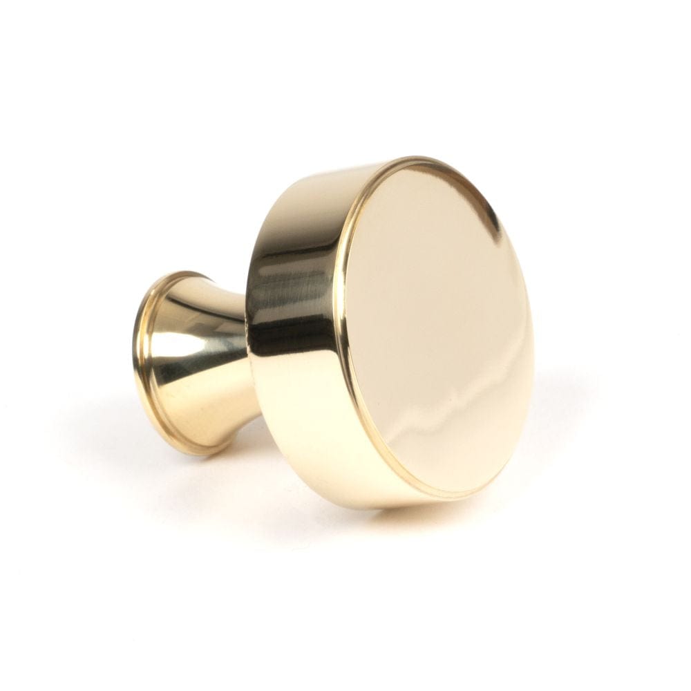From The Anvil Cabinet Hardware Polished Brass / Cabinet Knobs / 38mm Dia. From The Anvil - Polished Brass Scully Cabinet Knob - 38mm