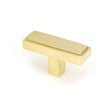 From The Anvil Cabinet Hardware Polished Brass / Cabinet T-Pulls From The Anvil - Polished Brass Scully T-Bar