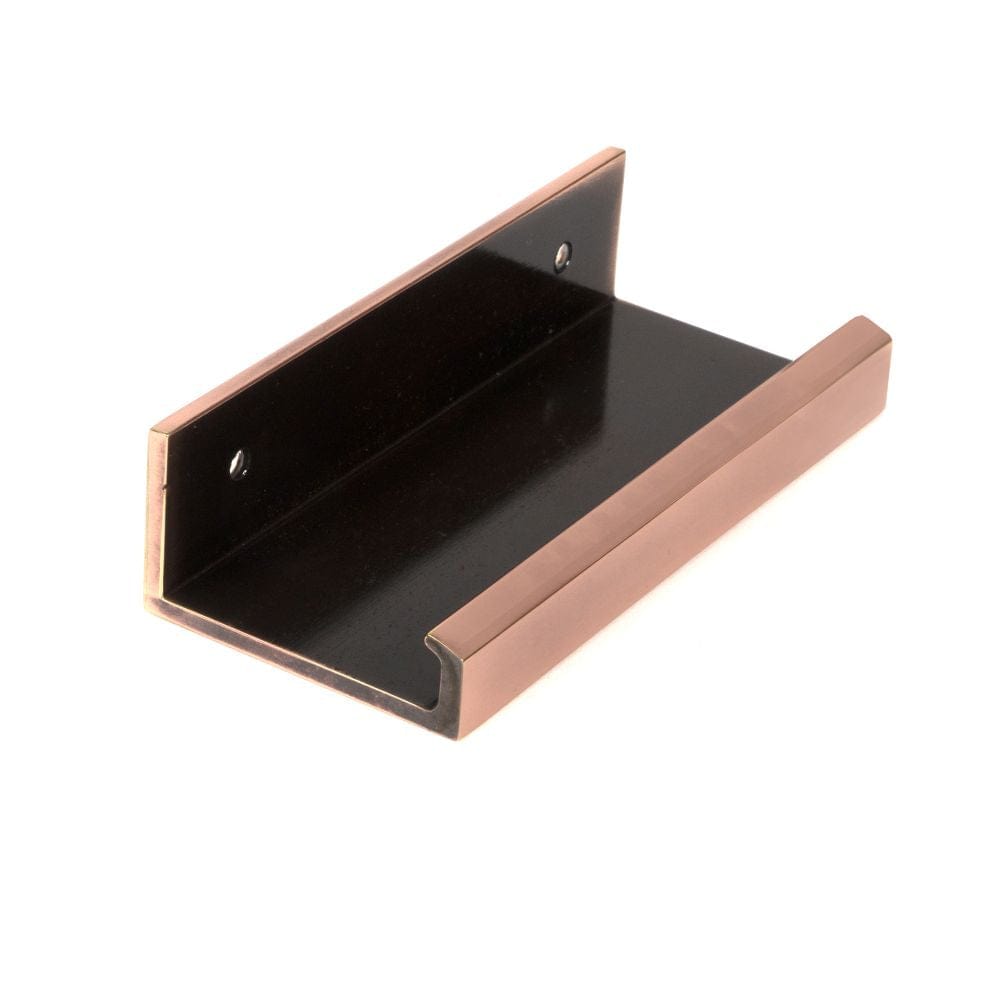 From The Anvil Cabinet Hardware Polished Bronze / Edge Pull / 100mm From The Anvil - Polished Bronze 100mm Plain Edge Pull