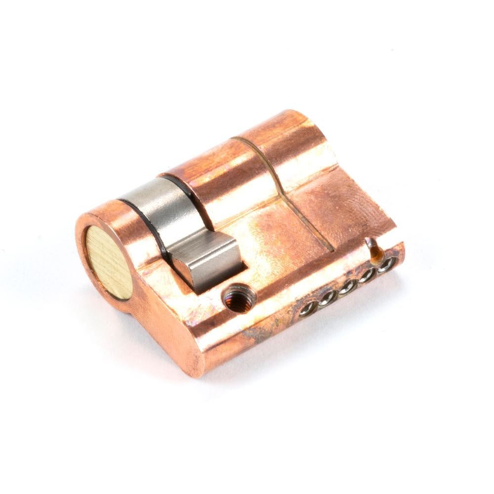 From The Anvil Locks & Latches Polished Bronze / Euro Cylinders Single / 30 x 10mm From The Anvil - Polished Bronze 30/10 5pin Single Cylinder