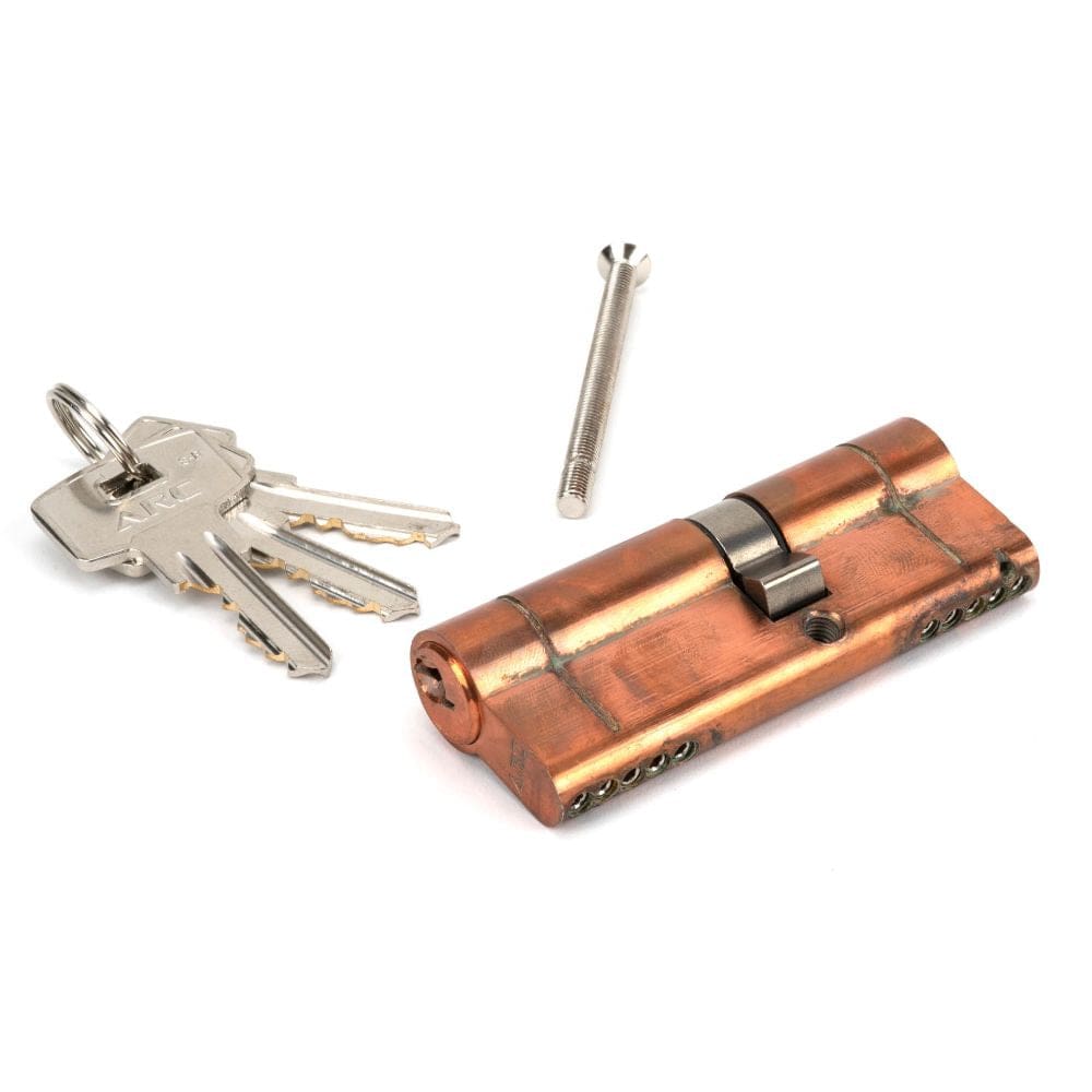 From The Anvil Locks & Latches Polished Bronze / Euro Double Cylinders / 35 x 45mm From The Anvil - Polished Bronze 35/45 5pin Euro Cylinder KA