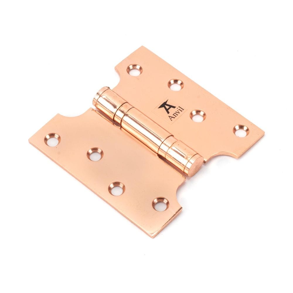 From The Anvil Hinges Polished Bronze / Parliament Hinges / 4" x (102mm) From The Anvil - Polished Bronze 4" x 2" x 4" Parliament Hinge (pair) ss