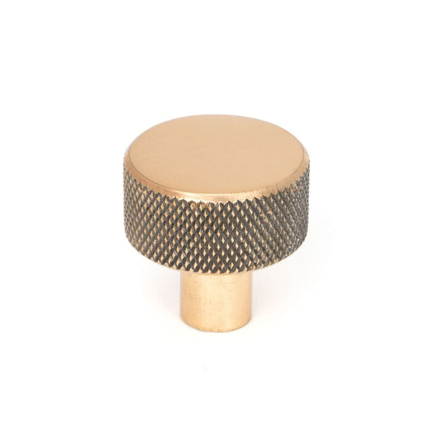 From The Anvil Cabinet Hardware Polished Bronze / Cabinet Knobs / 25mm Dia. From The Anvil - Polished Bronze Brompton Cabinet Knob - 25mm (No rose)